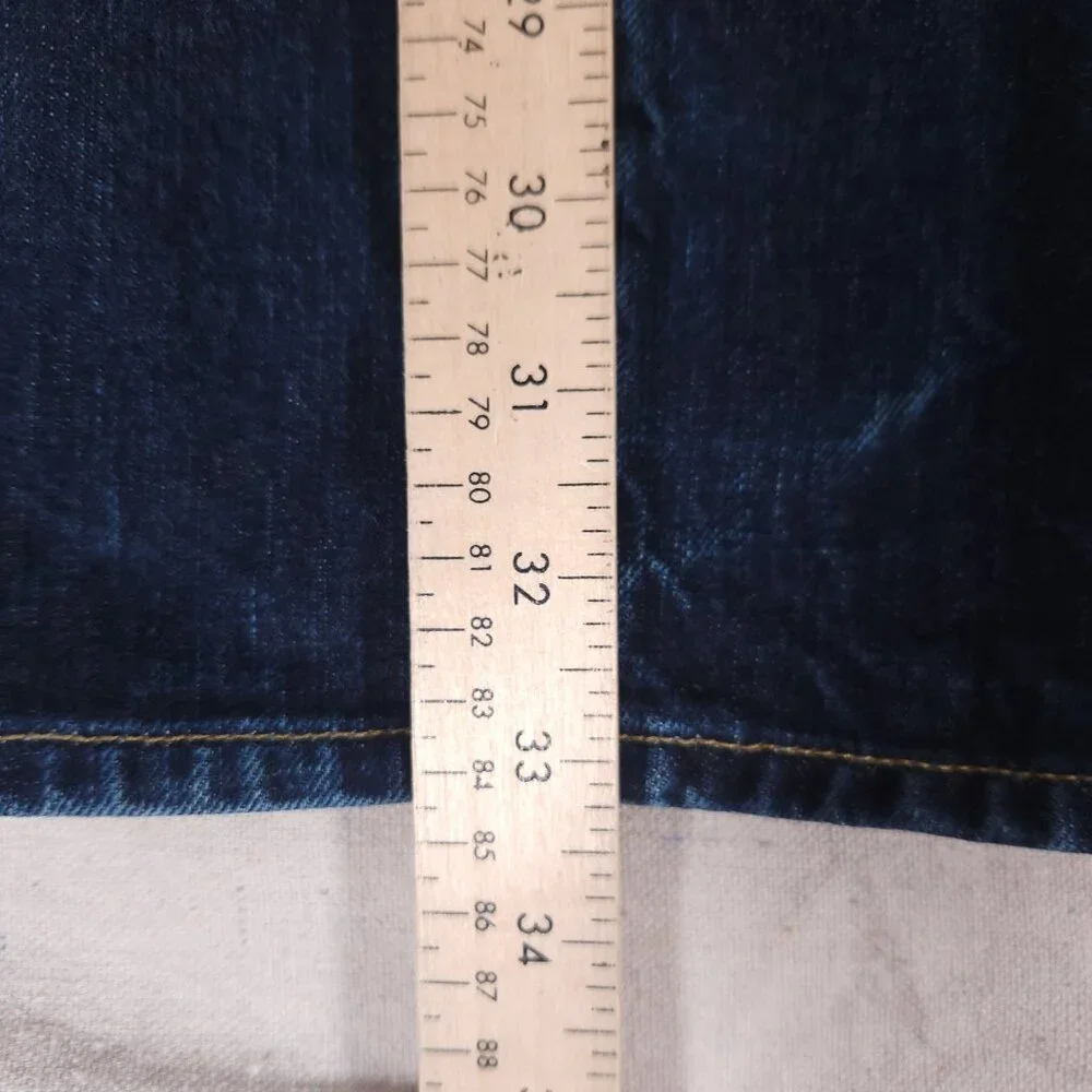 Agave Denimsmith Maverick Classic Straight Blue Jeans Mens Size 36 Button Fly - Picture 5 of 16